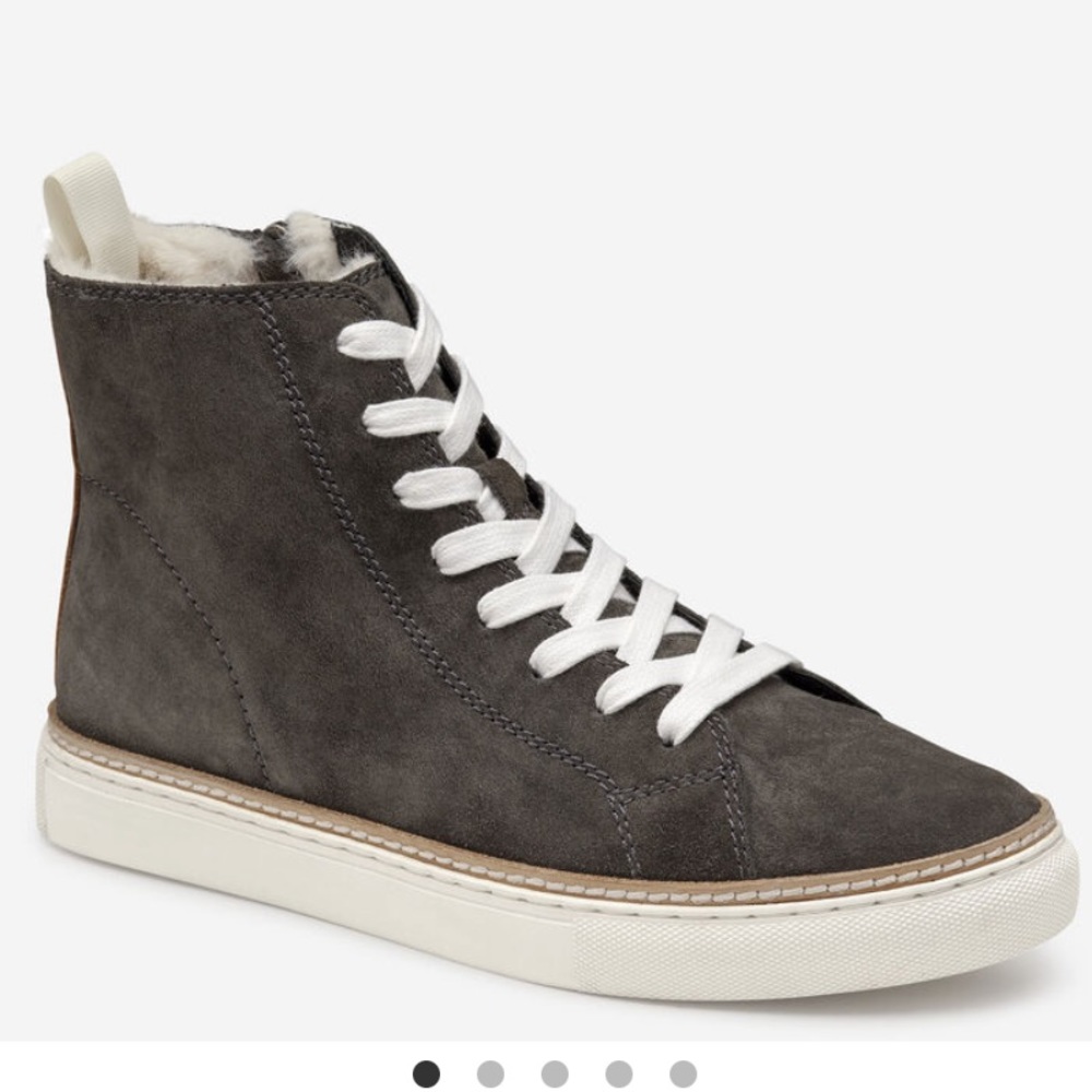 Johnston & Murphy Gray Ankle Booties